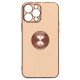 Husa SILKASE pentru Apple iPhone 13 Pro Max, protectie camera, silicon roz/auriu (iPhone 13 Pro Max, H1502) by www.silkase.ro