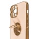 Husa SILKASE pentru Apple iPhone 13 Pro Max, protectie camera, silicon roz/auriu (iPhone 13 Pro Max, H1502) by www.silkase.ro