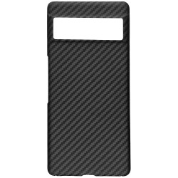 Husa fibra de carbon SILKASE pentru Google Pixel 7 Pro, aramid kevlar, negru mat Husa fibra de carbon SILKASE pentru Google Pixel 7 Pro, aramid kevlar, negru mat
