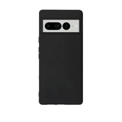 Husa SILKASE pentru Google Pixel 7 Pro, soft silicon, culoare negru
