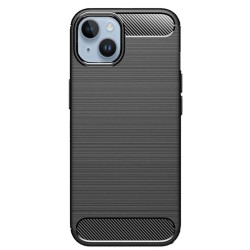 Husa SILKASE pentru Apple iPhone 14 Plus, silicon carbon, culoare negru Husa SILKASE pentru Apple iPhone 14 Plus, silicon carbon, culoare negru
