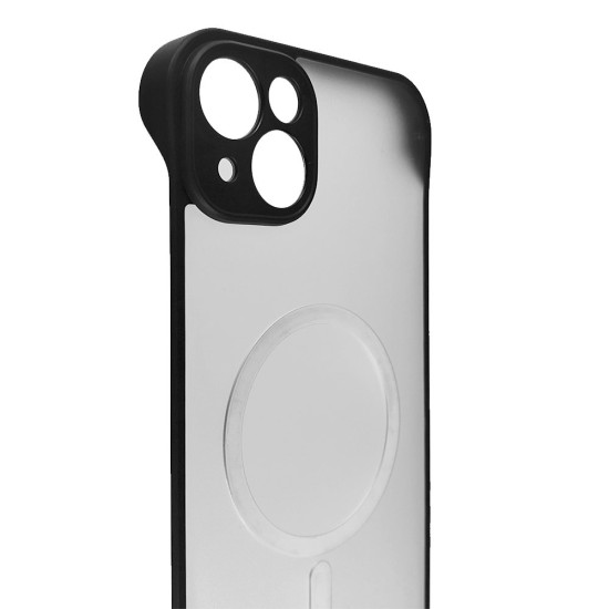 Husa FrameLess Magsafe SILKASE pentru Apple iPhone 14 Plus, plastic slim, negru/transparent mat (SILKASE, iPhone 14 Plus) by www.silkase.ro Husa FrameLess Magsafe SILKASE pentru Apple iPhone 14 Plus, plastic slim, negru/transparent mat (iPhone 14 Plus, H1541) by www.silkase.ro