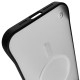 Husa FrameLess Magsafe SILKASE pentru Apple iPhone 14 Plus, plastic slim, negru/transparent mat (SILKASE, iPhone 14 Plus) by www.silkase.ro Husa FrameLess Magsafe SILKASE pentru Apple iPhone 14 Plus, plastic slim, negru/transparent mat (iPhone 14 Plus, H1541) by www.silkase.ro