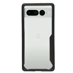 Husa SILKASE pentru Google Pixel 7 Pro, AntiGravity, negru/transparent