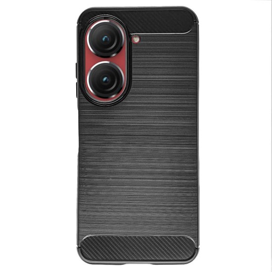 Husa SILKASE pentru ASUS Zenfone 9/10, silicon carbon, culoare negru (SILKASE, Husa Silicon Carbon) by www.silkase.ro Husa SILKASE pentru ASUS Zenfone 9/10, silicon carbon, culoare negru (Zenfone 10, H1557) by www.silkase.ro