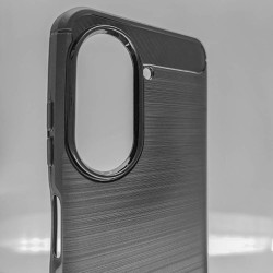 Husa SILKASE pentru ASUS Zenfone 9/10, silicon carbon, culoare negru