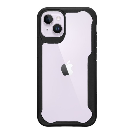 Husa SILKASE pentru Apple iPhone 14 Plus, AntiGravity, negru/transparent (iPhone 14 Plus, H1562) by www.silkase.ro