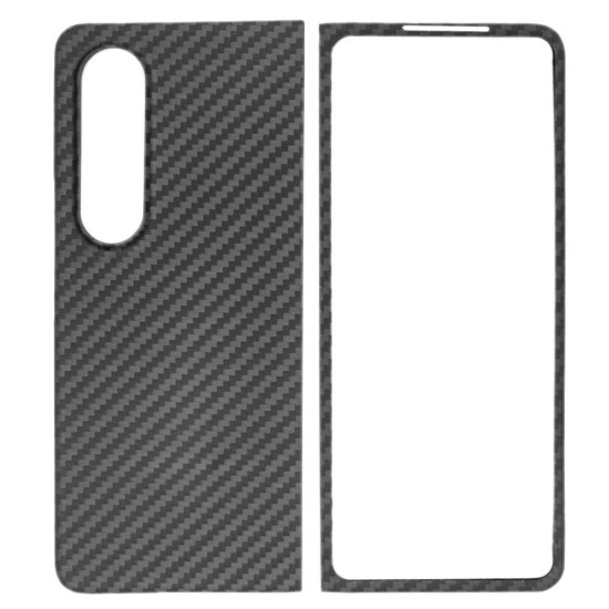 Husa fibra carbon SILKASE pentru Samsung Z Fold 4, aramid kevlar, negru (SILKASE, Telefoane Samsung) by www.silkase.ro Husa fibra carbon SILKASE pentru Samsung Z Fold 4, aramid kevlar, negru (Telefoane Samsung, H1566) by www.silkase.ro