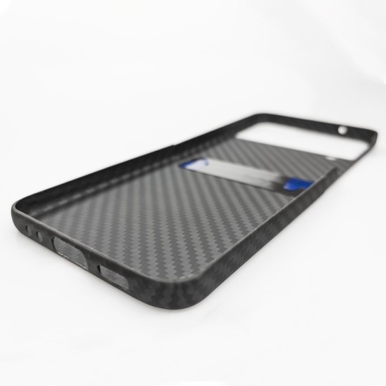 Husa fibra carbon SILKASE pentru Samsung Z Flip 4, aramid kevlar, negru (SILKASE, Telefoane Samsung) by www.silkase.ro Husa fibra carbon SILKASE pentru Samsung Z Flip 4, aramid kevlar, negru (Telefoane Samsung, H1568) by www.silkase.ro