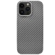 Husa fibra de carbon SILKASE, Magsafe pentru Apple iPhone 14 Pro Max,negru mat (SILKASE, iPhone 14 Pro Max) by www.silkase.ro Husa fibra de carbon SILKASE, Magsafe pentru Apple iPhone 14 Pro Max,negru mat (iPhone 14 Pro Max, H1576) by www.silkase.ro