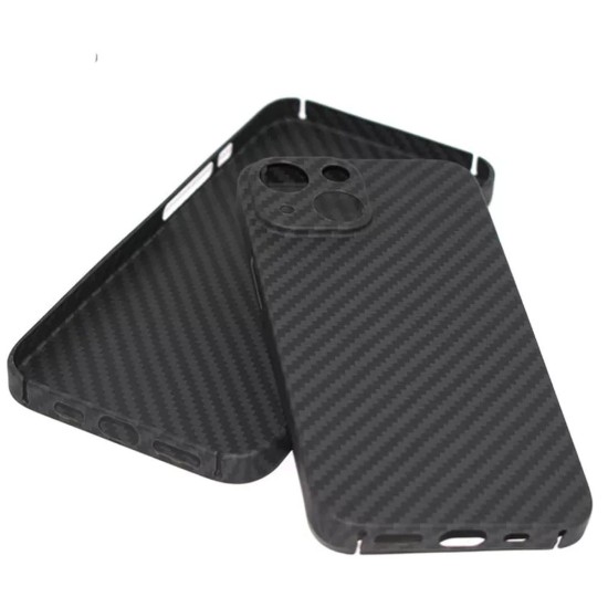 Husa fibra carbon SILKASE pentru Apple iPhone 14 Plus, aramid kevlar,protectie camera, negru (SILKASE, iPhone 14 Plus) by www.silkase.ro Husa fibra carbon SILKASE pentru Apple iPhone 14 Plus, aramid kevlar,protectie camera, negru (iPhone 14 Plus, H1582) by www.silkase.ro