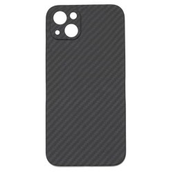 Husa fibra carbon SILKASE pentru Apple iPhone 14 Plus, aramid kevlar,protectie camera, negru Husa fibra carbon SILKASE pentru Apple iPhone 14 Plus, aramid kevlar,protectie camera, negru