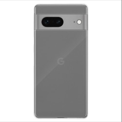 Husa 0.3mm SILKASE pentru Google Pixel 7, subtire, culoare alb/transparent, plastic mat