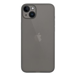 Husa 0.3mm pentru Apple iPhone 14 Plus, SILKASE, subtire, culoare gri, plastic mat
