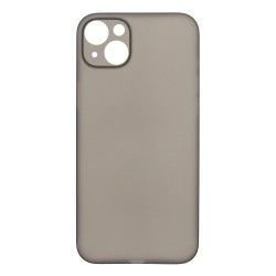 Husa 0.3mm pentru Apple iPhone 14 Plus, SILKASE, subtire, culoare gri, plastic mat Husa 0.3mm pentru Apple iPhone 14 Plus, SILKASE, subtire, culoare gri, plastic mat
