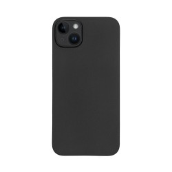 Husa 0.3mm pentru Apple iPhone 14, SILKASE, subtire, culoare negru, plastic mat