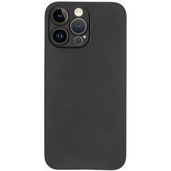 Husa 0.3mm pentru Apple iPhone 14 Pro, SILKASE, subtire, culoare negru, plastic mat Husa 0.3mm pentru Apple iPhone 14 Pro, SILKASE, subtire, culoare negru, plastic mat