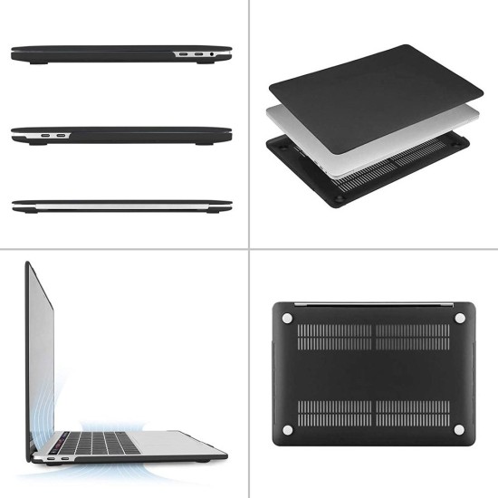 Husa SILKASE pentru MacBook Air 13 M2 2022, A2681,subtire, culoare negru, plastic mat (SILKASE, Protectie laptop) by www.silkase.ro Husa SILKASE pentru MacBook Air 13 M2 2022, A2681,subtire, culoare negru, plastic mat (Protectie laptop, H1608) by www.silkase.ro