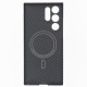 Husa fibra de carbon SILKASE pentru Samsung S22 Ultra, MagSafe, protectie camera metalica, aramid kevlar, rosu/negru (SILKASE, Telefoane Samsung) by www.silkase.ro Husa fibra de carbon SILKASE pentru Samsung S22 Ultra, MagSafe, protectie camera metalica, aramid kevlar, rosu/negru (Telefoane Samsung, H1671) by www.silkase.ro