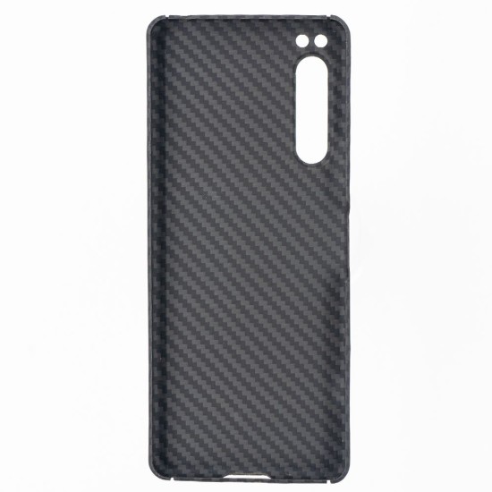 Husa fibra carbon SILKASE pentru Sony Xperia 5 IV, aramid kevlar, negru (SILKASE, Xperia 5 IV) by www.silkase.ro Husa fibra carbon SILKASE pentru Sony Xperia 5 IV, aramid kevlar, negru (Xperia 5 IV, H1674) by www.silkase.ro