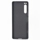 Husa fibra carbon SILKASE pentru Sony Xperia 5 IV, aramid kevlar, negru (SILKASE, Xperia 5 IV) by www.silkase.ro Husa fibra carbon SILKASE pentru Sony Xperia 5 IV, aramid kevlar, negru (Xperia 5 IV, H1674) by www.silkase.ro