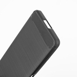 Husa SILKASE pentru Sony Xperia 5 IV, silicon carbon, culoare negru