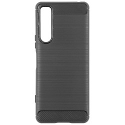 Husa SILKASE pentru Sony Xperia 5 IV, silicon carbon, culoare negru