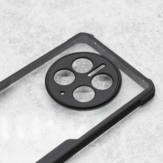 Husa SILKASE pentru Huawei Mate 50 Pro, camera protection, AntiGravity, AntiShock, negru/transparent (Mate 50 Pro, H1682) by www.silkase.ro
