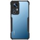 Husa SILKASE pentru Xiaomi 12T Pro, camera protection, AntiGravity, AntiShock, negru/transparent (12T Pro, H1684) by www.silkase.ro
