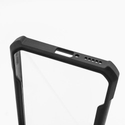Husa SILKASE pentru Xiaomi 12T Pro, camera protection, AntiGravity, AntiShock, negru/transparent Husa SILKASE pentru Xiaomi 12T Pro, camera protection, AntiGravity, AntiShock, negru/transparent