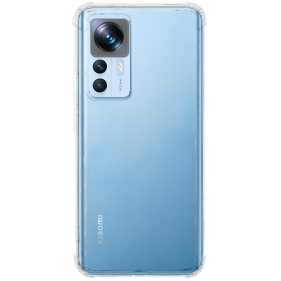 Husa AntiShock SILKASE pentru Xiaomi 12T Pro, AntiShock, silicon transparent (12T Pro, H1685) by www.silkase.ro