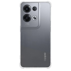 Husa AntiShock SILKASE pentru OPPO Reno 8 Pro, silicon transparent