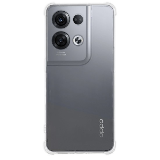 Husa AntiShock SILKASE pentru OPPO Reno 8 Pro, silicon transparent (Reno8 Pro, H1689) by www.silkase.ro