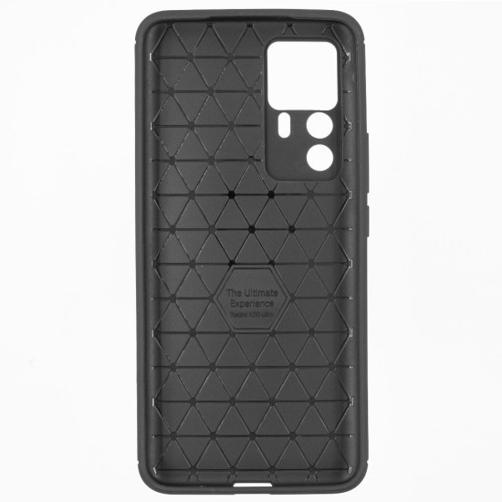 Husa SILKASE pentru Xiaomi 12T Pro, silicon carbon, culoare negru (12T Pro, H1694) by www.silkase.ro