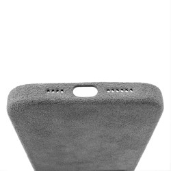 Husa alcantara MagSafe SILKASE pentru Apple iPhone 14 Pro, culoare gri Husa alcantara MagSafe SILKASE pentru Apple iPhone 14 Pro, culoare gri