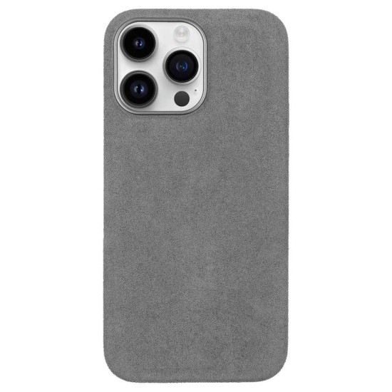 Husa alcantara MagSafe SILKASE pentru Apple iPhone 14 Pro, culoare gri (SILKASE, iPhone 14 Pro) by www.silkase.ro Husa alcantara MagSafe SILKASE pentru Apple iPhone 14 Pro, culoare gri (iPhone 14 Pro, H1696) by www.silkase.ro