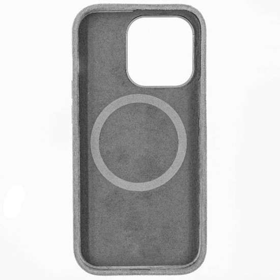 Husa alcantara MagSafe SILKASE pentru Apple iPhone 14 Pro Max, culoare gri (SILKASE, iPhone 14 Pro Max) by www.silkase.ro Husa alcantara MagSafe SILKASE pentru Apple iPhone 14 Pro Max, culoare gri (iPhone 14 Pro Max, H1697) by www.silkase.ro