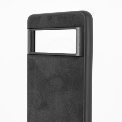 Husa alcantara SILKASE pentru Google Pixel 7 Pro, material soft, culoare negru Husa alcantara SILKASE pentru Google Pixel 7 Pro, material soft, culoare negru