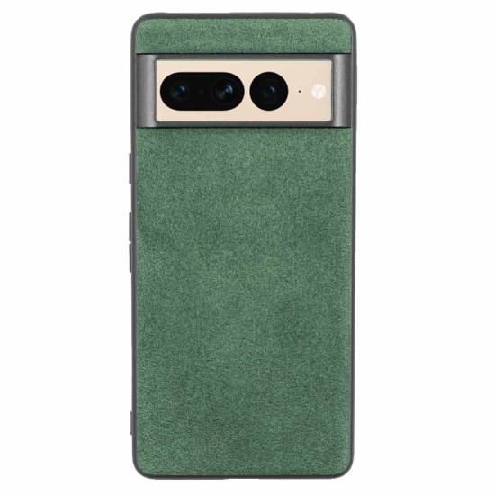 Husa alcantara SILKASE pentru Google Pixel 7 Pro, material soft, culoare verde (SILKASE, Telefoane Google) by www.silkase.ro Husa alcantara SILKASE pentru Google Pixel 7 Pro, material soft, culoare verde (Telefoane Google, H2159) by www.silkase.ro