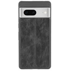 Husa piele ecologica SILKASE pentru Google Pixel 7, SILKASE, culoare negru