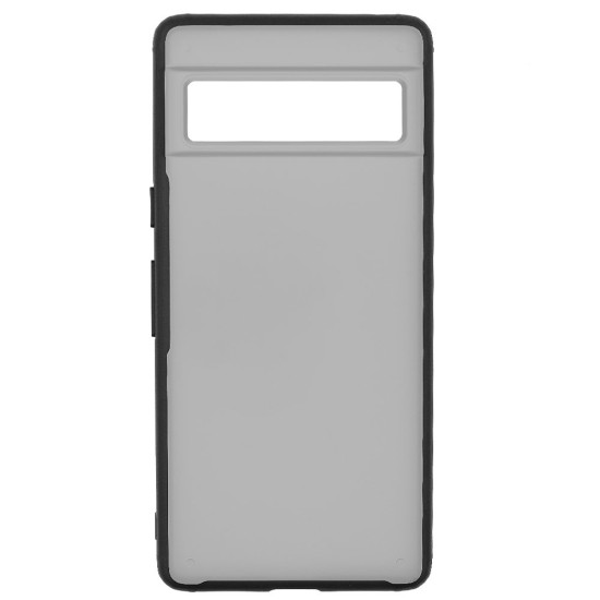 Husa Hybrid SILKASE pentru Google Pixel 7 Pro, cauciuc/plastic, culoare negru/transparent mat (SILKASE, Telefoane Google) by www.silkase.ro Husa Hybrid SILKASE pentru Google Pixel 7 Pro, cauciuc/plastic, culoare negru/transparent mat (Telefoane Google, H2166) by www.silkase.ro