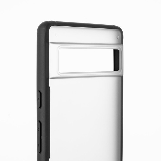 Husa Hybrid SILKASE pentru Google Pixel 7 Pro, cauciuc/plastic, culoare negru/transparent mat (SILKASE, Telefoane Google) by www.silkase.ro Husa Hybrid SILKASE pentru Google Pixel 7 Pro, cauciuc/plastic, culoare negru/transparent mat (Telefoane Google, H2166) by www.silkase.ro