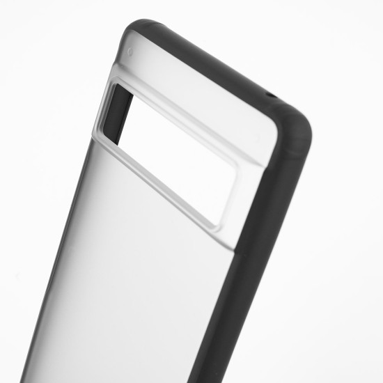 Husa Hybrid SILKASE pentru Google Pixel 7 Pro, cauciuc/plastic, culoare negru/transparent mat (SILKASE, Telefoane Google) by www.silkase.ro Husa Hybrid SILKASE pentru Google Pixel 7 Pro, cauciuc/plastic, culoare negru/transparent mat (Telefoane Google, H2166) by www.silkase.ro