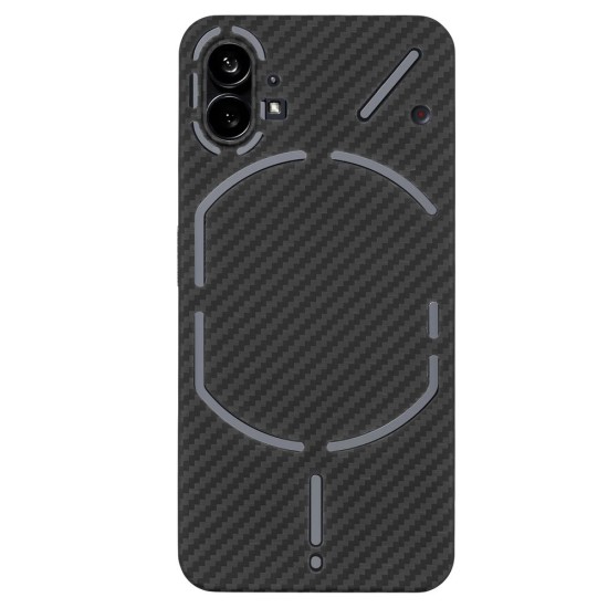 Husa fibra carbon SILKASE pentru Nothing Phone 1, aramid kevlar, negru (SILKASE, Husa Kevlar) by www.silkase.ro Husa fibra carbon SILKASE pentru Nothing Phone 1, aramid kevlar, negru (Phone (1), H2172) by www.silkase.ro