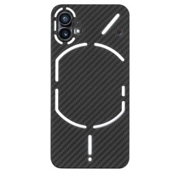 Husa fibra carbon SILKASE pentru Nothing Phone 1, aramid kevlar, negru