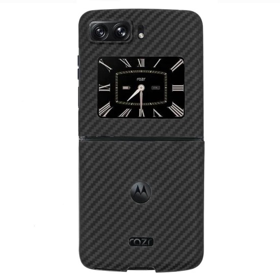 Husa fibra carbon SILKASE pentru Motorola Razr 2022 , aramid kevlar, negru (SILKASE, Husa Kevlar) by www.silkase.ro Husa fibra carbon SILKASE pentru Motorola Razr 2022 , aramid kevlar, negru (Razr (2022), H2173) by www.silkase.ro