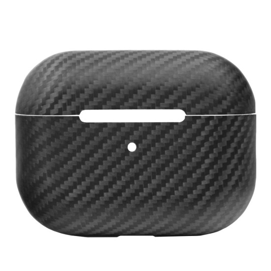 Husa fibra Carbon SILKASE pentru Airpods Pro 2, culoare negru, kevlar mat (SILKASE, Pro 2) by www.silkase.ro Husa fibra Carbon SILKASE pentru Airpods Pro 2, culoare negru, kevlar mat (Pro 2, H2176) by www.silkase.ro