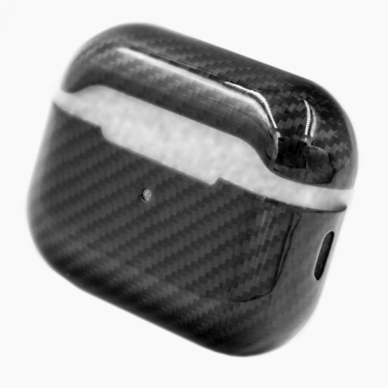 Husa fibra Carbon SILKASE pentru Airpods Pro 2, culoare negru, kevlar lucios (SILKASE, Pro 2) by www.silkase.ro Husa fibra Carbon SILKASE pentru Airpods Pro 2, culoare negru, kevlar lucios (Pro 2, H2177) by www.silkase.ro