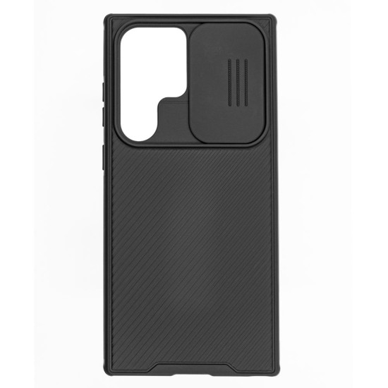 Husa Nillkin pentru Samsung Galaxy S24 Ultra, camera privacy, plastic negru (Telefoane Samsung, H2495) by www.silkase.ro