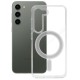 Husa SILKASE MagSafe pentru Samsung Galaxy S23, AntiShock, silicon transparent (Telefoane Samsung, H2181) by www.silkase.ro